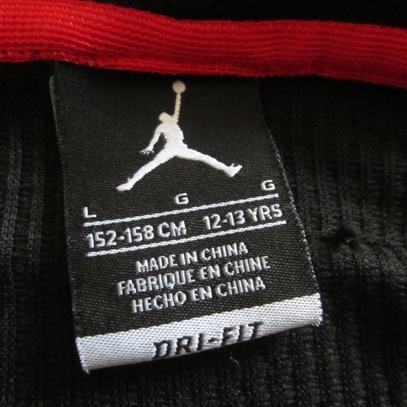 Boy's NIKE Dri-Fit Hoodie Size LGG (12-13 yrs) Black Zip Front & Zip pockets - Picture 4 of 9